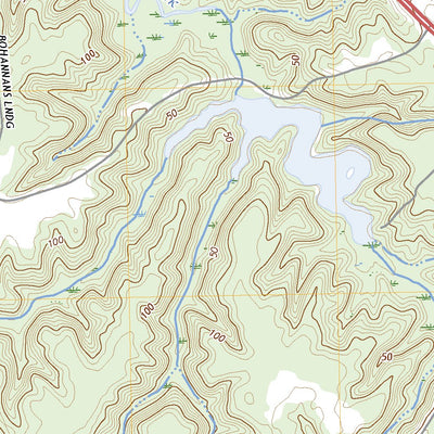 United States Geological Survey Dunnsville, VA (2022, 24000-Scale) digital map