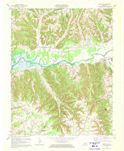 United States Geological Survey Dunnville, KY (1970, 24000-Scale) digital map