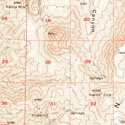 United States Geological Survey Dunphy, NV (1957, 62500-Scale) digital map