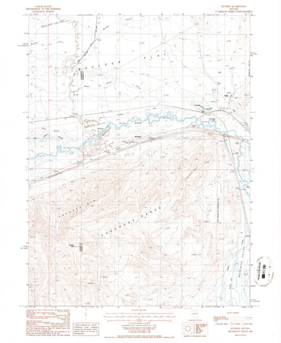 United States Geological Survey Dunphy, NV (1986, 24000-Scale) digital map