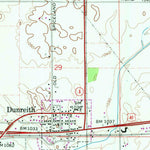 United States Geological Survey Dunreith, IN (1970, 24000-Scale) digital map