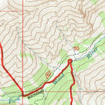 United States Geological Survey Dunrud Peak, WY (1991, 24000-Scale) digital map