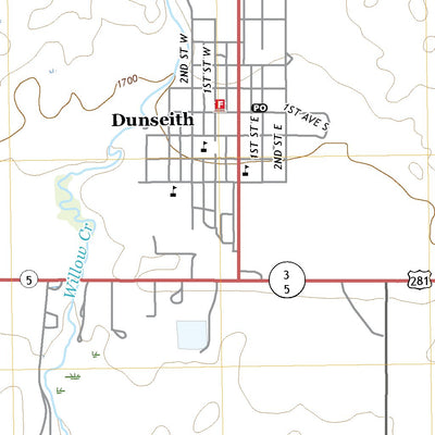 United States Geological Survey Dunseith, ND (2020, 24000-Scale) digital map