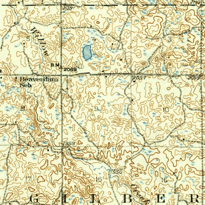 United States Geological Survey Dunseth, ND (1939, 62500-Scale) digital map