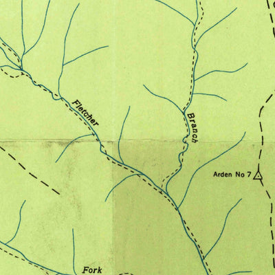 United States Geological Survey Dunsmore Mountain, NC (1936, 24000-Scale) digital map