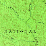 United States Geological Survey Dunsmore Mountain, NC (1942, 24000-Scale) digital map