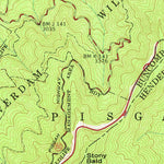 United States Geological Survey Dunsmore Mountain, NC (1967, 24000-Scale) digital map