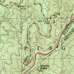 United States Geological Survey Dunsmore Mountain, NC (1997, 24000-Scale) digital map