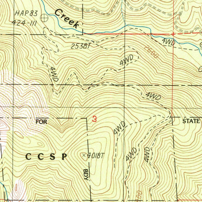 United States Geological Survey Dunsmuir, CA (1986, 24000-Scale) digital map