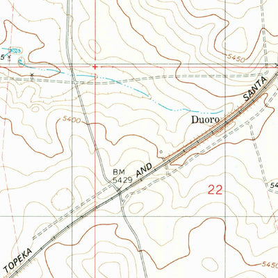 United States Geological Survey Duoro, NM (1981, 24000-Scale) digital map