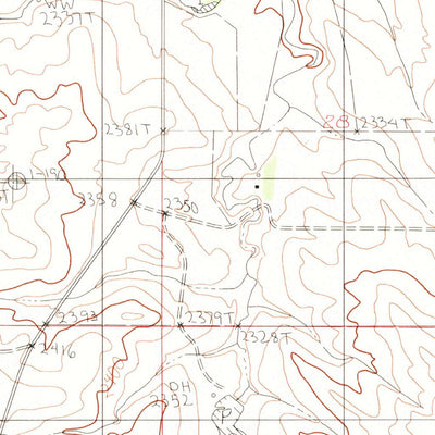 United States Geological Survey Duplisse Creek South, MT (1983, 24000-Scale) digital map