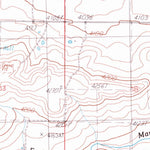 United States Geological Survey Dupuyer East, MT (1985, 24000-Scale) digital map