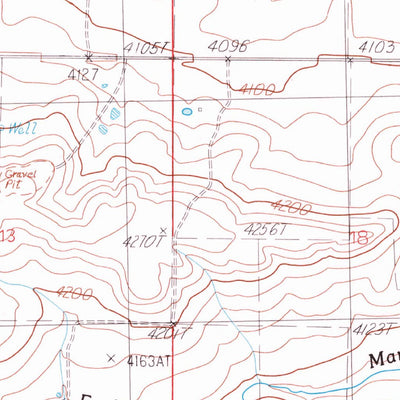 United States Geological Survey Dupuyer East, MT (1985, 24000-Scale) digital map