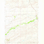 United States Geological Survey Dupuyer West, MT (1968, 24000-Scale) digital map