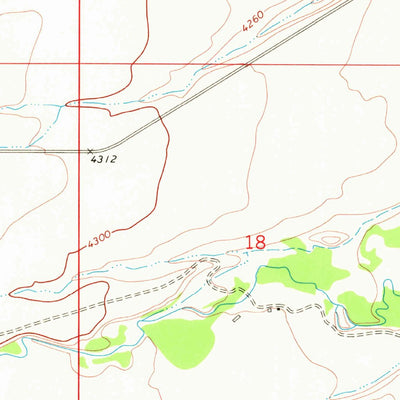 United States Geological Survey Dupuyer West, MT (1968, 24000-Scale) digital map