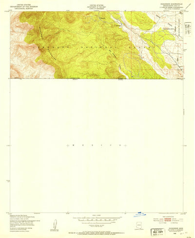 United States Geological Survey Duquesne, AZ (1948, 24000-Scale) digital map