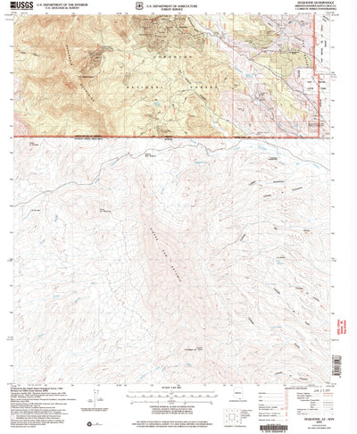 United States Geological Survey Duquesne, AZ (2004, 24000-Scale) digital map