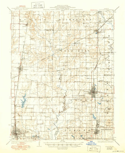 United States Geological Survey Duquoin, IL (1926, 62500-Scale) digital map