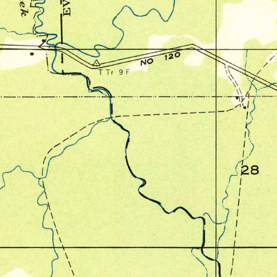 United States Geological Survey Duralde, LA (1947, 31680-Scale) digital map