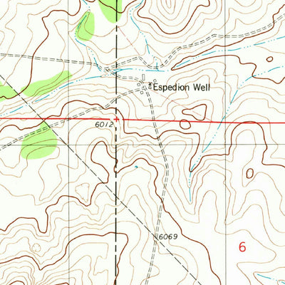 United States Geological Survey Duran NE, NM (1981, 24000-Scale) digital map