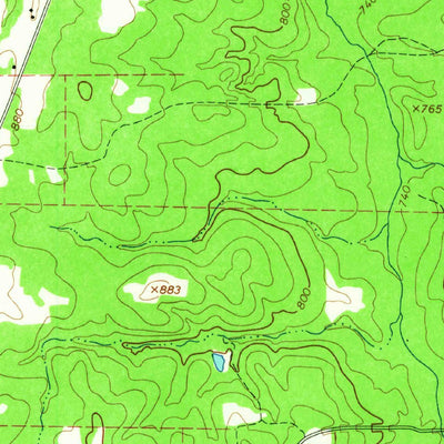 United States Geological Survey Durand, GA (1964, 24000-Scale) digital map