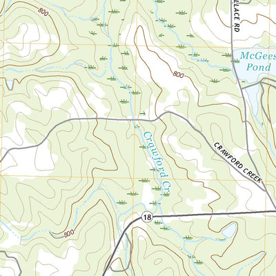 United States Geological Survey Durand, GA (2020, 24000-Scale) digital map