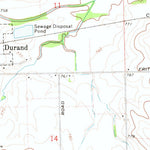 United States Geological Survey Durand, IL-WI (1971, 24000-Scale) digital map