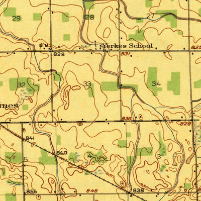 United States Geological Survey Durand, MI (1922, 62500-Scale) digital map