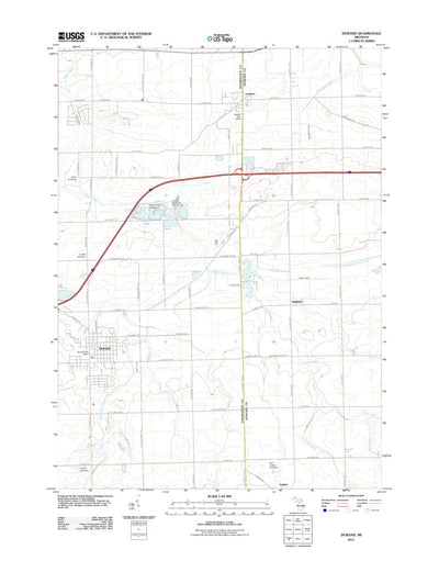 United States Geological Survey Durand, MI (2011, 24000-Scale) digital map