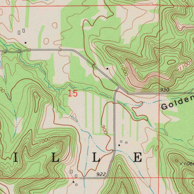 United States Geological Survey Durand South, WI (1972, 24000-Scale) digital map