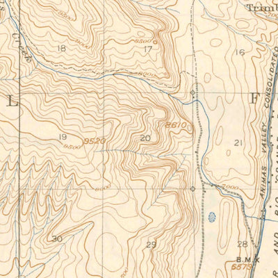 United States Geological Survey Durango, CO (1908, 62500-Scale) digital map