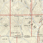 United States Geological Survey Durango, CO-NM (1954, 250000-Scale) digital map