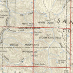 United States Geological Survey Durango, CO-NM (1954, 250000-Scale) digital map