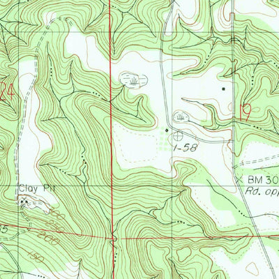 United States Geological Survey Durant Bend, AL (1982, 24000-Scale) digital map