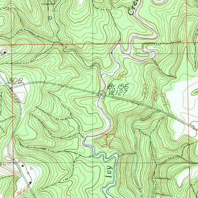 United States Geological Survey Durant Bend, AL (1982, 24000-Scale) digital map