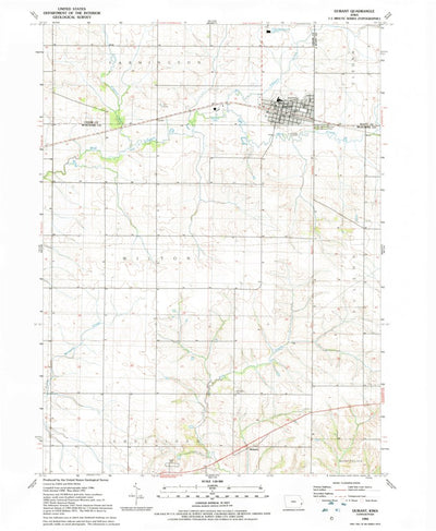 United States Geological Survey Durant, IA (1991, 24000-Scale) digital map