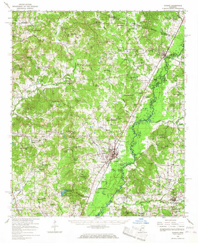 United States Geological Survey Durant, MS (1966, 62500-Scale) digital map