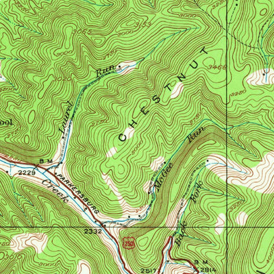 United States Geological Survey Durbin, WV (1922, 62500-Scale) digital map