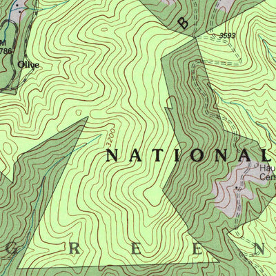 United States Geological Survey Durbin, WV (1995, 24000-Scale) digital map