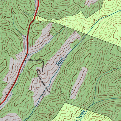 United States Geological Survey Durbin, WV (1995, 24000-Scale) digital map