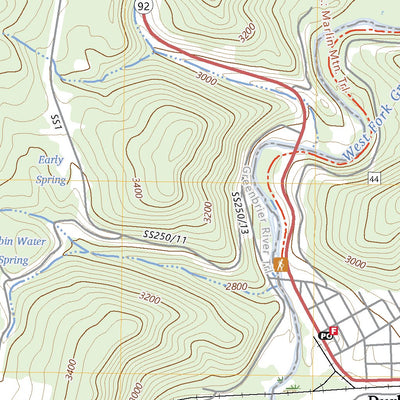 United States Geological Survey Durbin, WV (2023, 24000-Scale) digital map