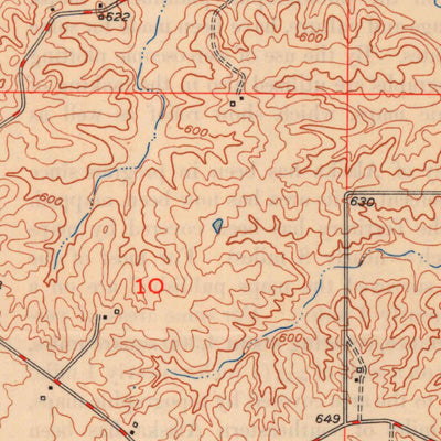 United States Geological Survey Durham, MO (1950, 24000-Scale) digital map