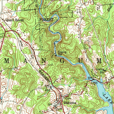 United States Geological Survey Durham North, NC (1951, 62500-Scale) digital map
