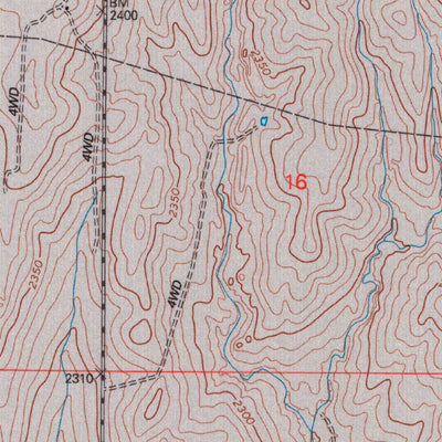 United States Geological Survey Durham, OK (1998, 24000-Scale) digital map