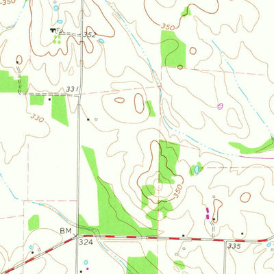 United States Geological Survey Durhamville, TN (1964, 24000-Scale) digital map