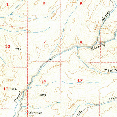 United States Geological Survey Durkee, OR (1957, 62500-Scale) digital map
