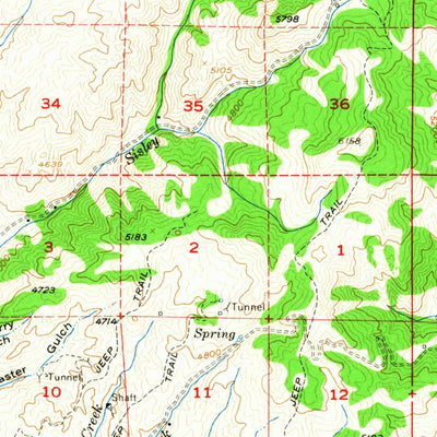 United States Geological Survey Durkee, OR (1957, 62500-Scale) digital map