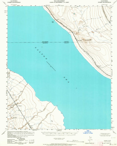 United States Geological Survey Durmid, CA (1940, 62500-Scale) digital map