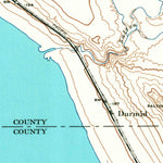 United States Geological Survey Durmid, CA (1940, 62500-Scale) digital map