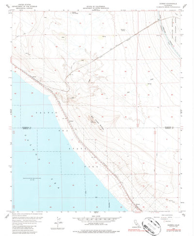 United States Geological Survey Durmid, CA (1978, 24000-Scale) digital map